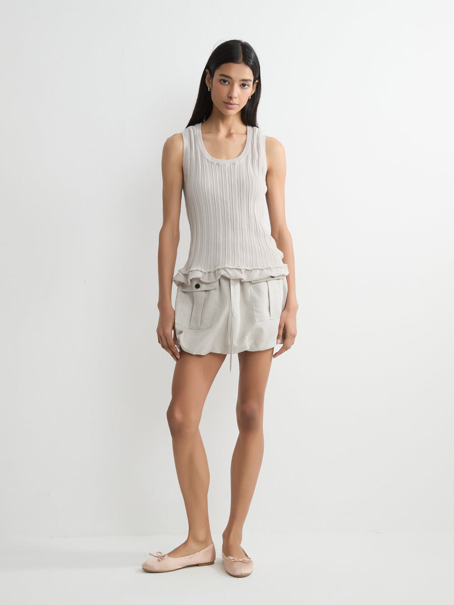 Ruffled Tank Top