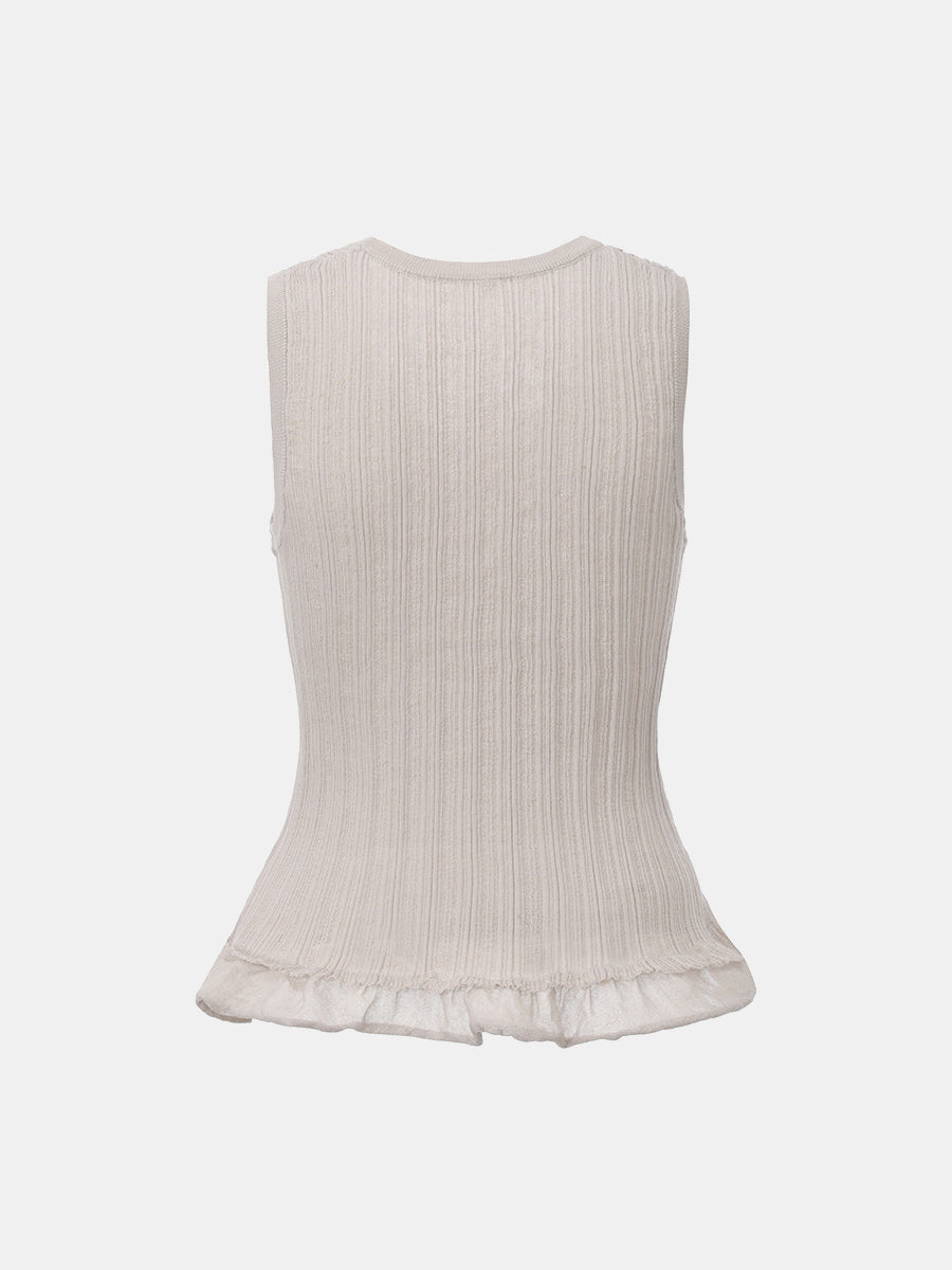 Ruffled Tank Top