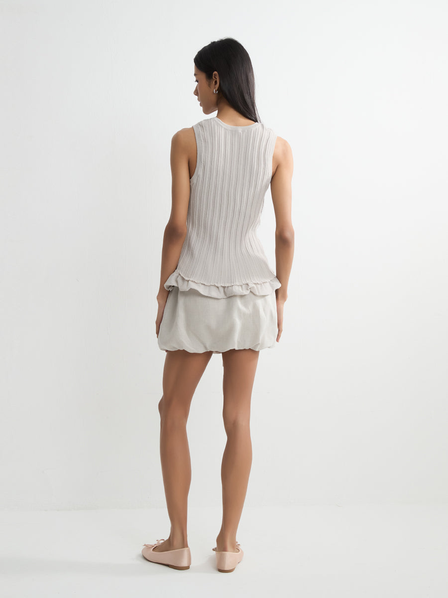 Ruffled Tank Top