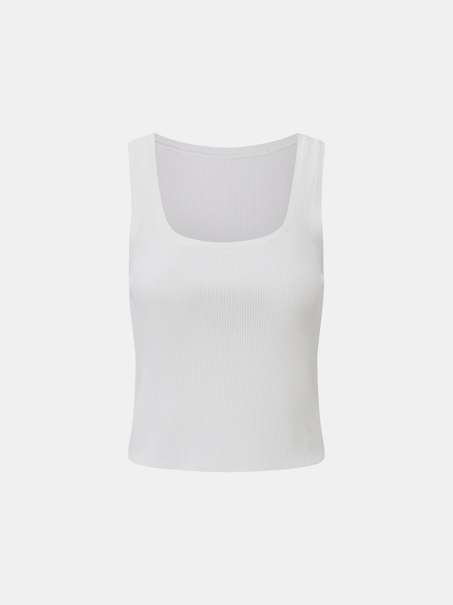 Soft Stretch Ribbed Tank Top