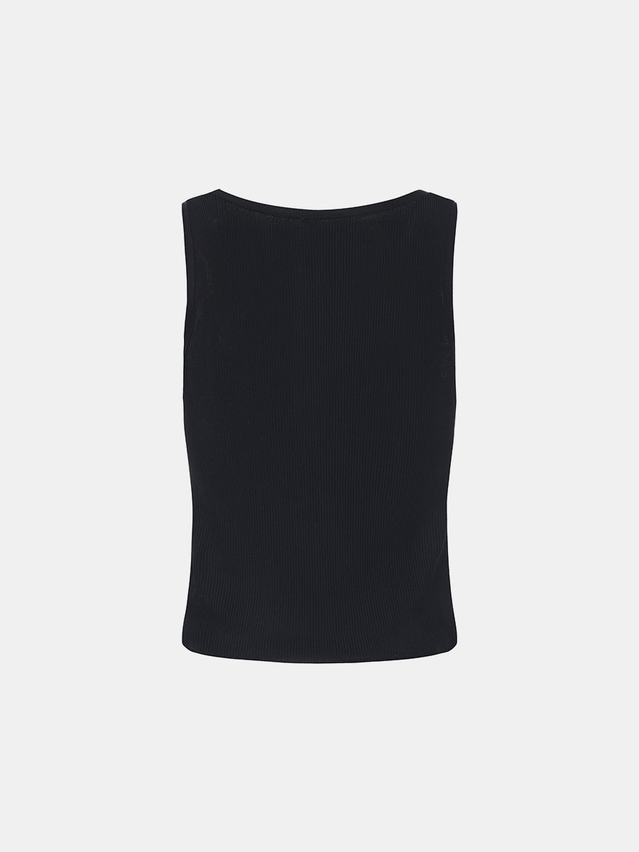 Soft Stretch Ribbed Tank Top