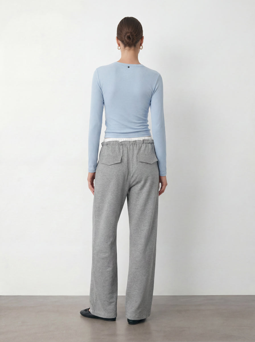 Double Waistband Sweatpant