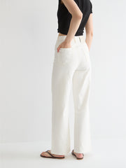 Mid-Rise Wide-Leg Jeans