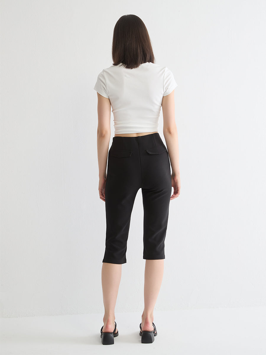 High-Rise Capri Pant