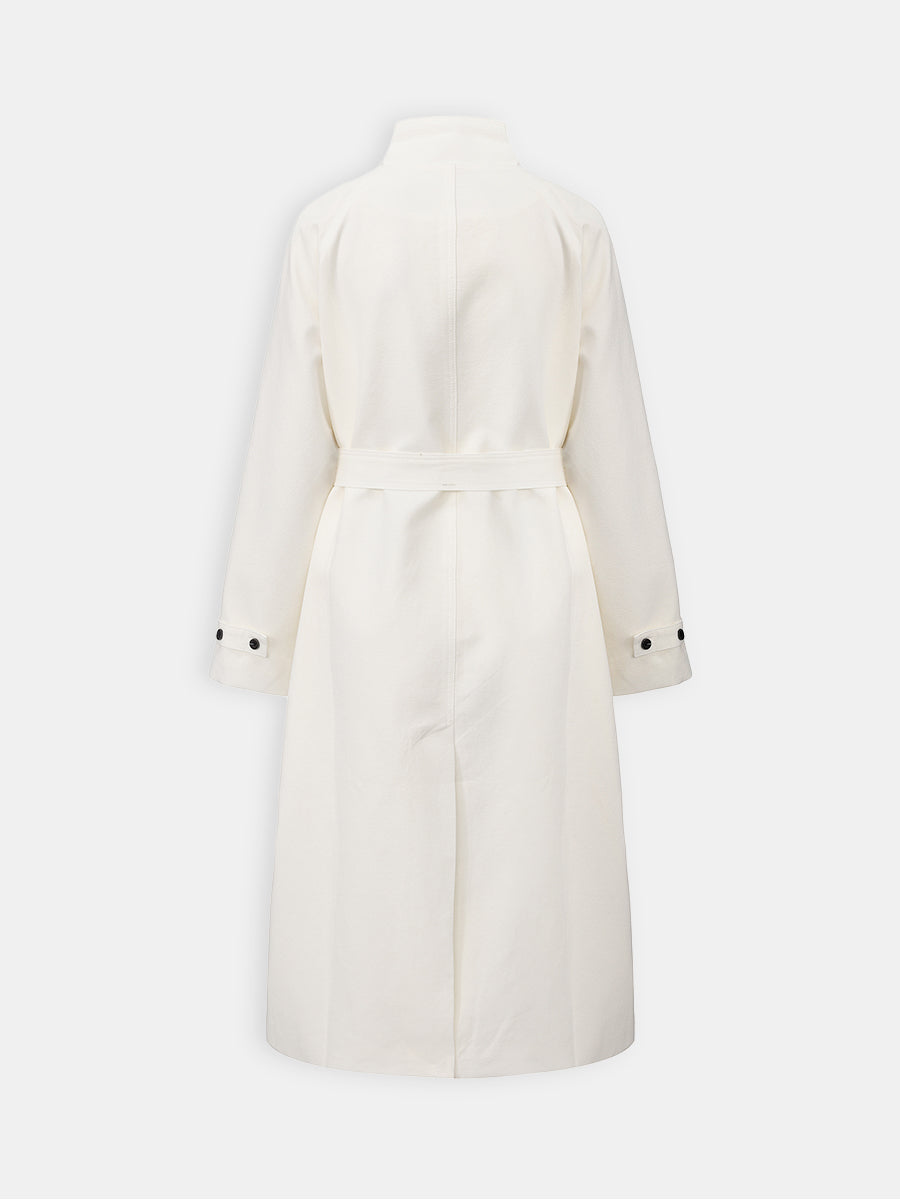 Belted Long Trench Coat